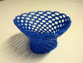 piccolo canestro i contenitori cestino vaso 3d print model - Mito3D