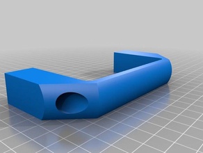 my customized handle 2020 extrusion openbuilds v-slot 3d printer parts 3d print model - Mito3D