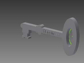 Schlüssel Glück 3d drucken 3d print model - Mito3D