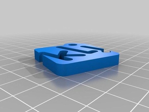 klj keychain other 3d print model - Mito3D