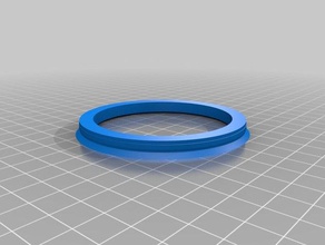 76 633 Rad Felge mount ring center Teile angepasst 3d print model - Mito3D