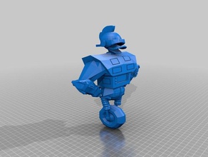 gizmoduck modelo los robots de disney pato colas ducktales walt world 3d print model - Mito3D