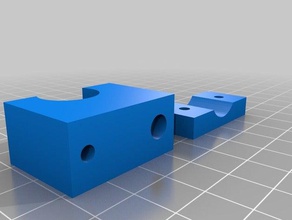 funbot 8mm carriage bearings clamp test 1 3d printing tests 3d print model - Mito3D