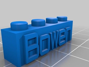 bowen costruzione i giocattoli personalizzato 3d print model - Mito3D