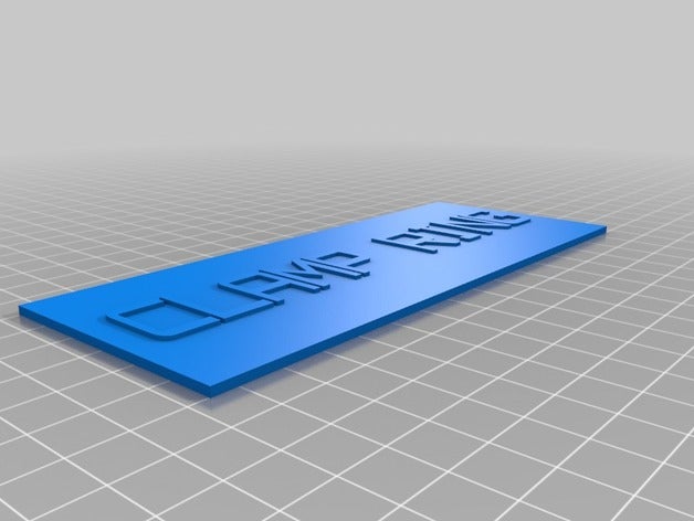 clamp ring signs logos customized 3D print model - Mito3D