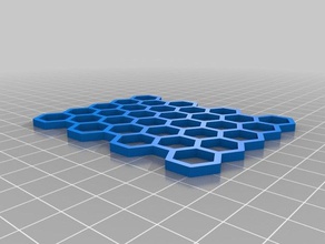 my customized parametric honeycombhexagonal pattern containers 3d print model - Mito3D