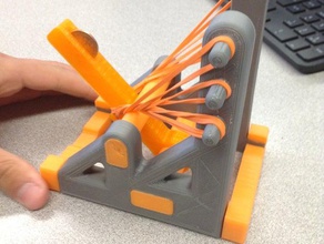 penny catapulte mécanique jouets 3d print model - Mito3D
