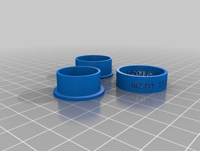 mon personnalisés fidget spinner anneau neos anneaux 3d print model - Mito3D