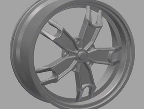 wheel 3 automotive 3d print model - Mito3D