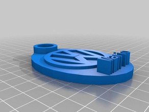 mario vw Schlüsselanhänger angepasst 3d print model - Mito3D