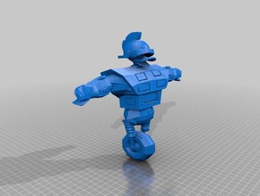 gizmoduck remix-pose Modell Roboter Charakter duck tales 3d print model - Mito3D