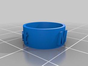 anillo personalizado personnalisé anneau les anneaux customizer 3d print model - Mito3D