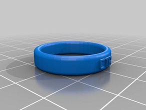 WDR-ring Ringe angepasst 3d print model - Mito3D
