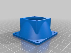 fan size conversion bracket electronics 3d print model - Mito3D
