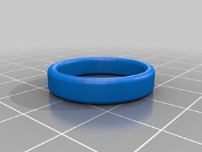 anel ctr anéis personalizado 3d print model - Mito3D