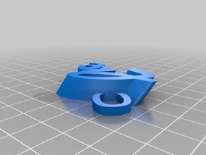 lara-Taste Schlüsselanhänger angepasst 3d print model - Mito3D