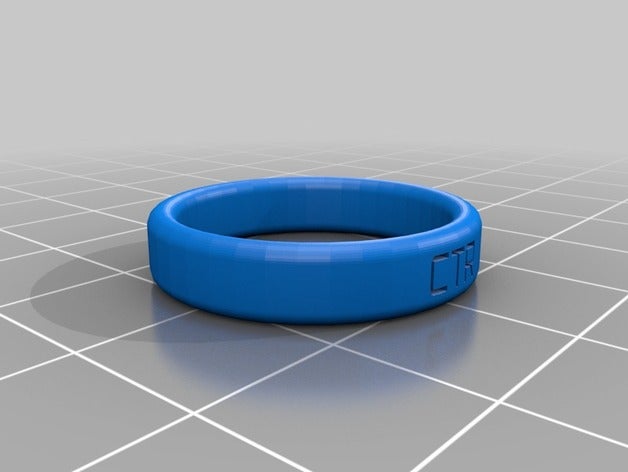 ctr ring rings customized 3D print model - Mito3D