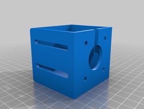 prusa i3 mk8 direct drive lightweight box mount setup 3d printer parts extruder 3d print model - Mito3D