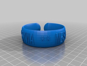 sywa bracelet fashion customized 3d print model - Mito3D