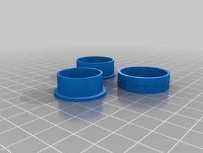 A impressão 3d nerd anéis personalizado 3d print model - Mito3D