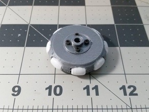 ronda micro servo horn la robótica 3d print model - Mito3D