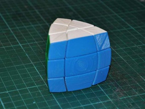 pentahedron triangular prism twisty puzzle puzzles 3d print model - Mito3D