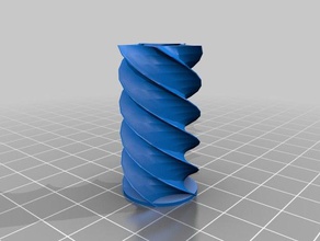 star spirale vaso per la matematica art personalizzato 3d print model - Mito3D