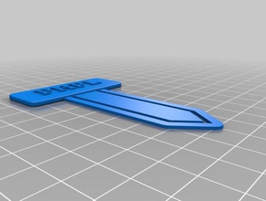 bookmark version 3 office customized 3d print model - Mito3D