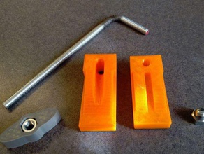 threaded rod clamp hand tools 3d print model - Mito3D