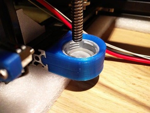 z-rod oil drip tray 3d printer parts drain pet-cap sump tarantula tevo 3d print model - Mito3D
