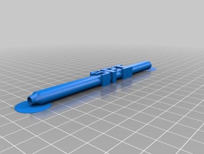 spi bic palabra lápiz de la oficina personalizado 3d print model - Mito3D