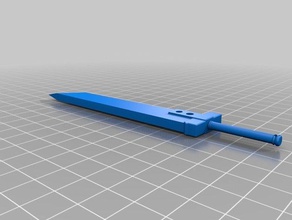 buster sword 3d l'impression 3d print model - Mito3D
