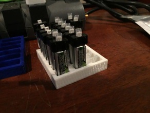 e-flite 1s 150 mah batería organizador rc vehículos soporte de la cuchilla blade nano qx cpx 3d print model - Mito3D
