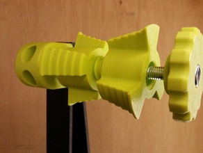 support de bobine-lulzbot mini 3d l'imprimante accessoires filament titulaire bobine 3d print model - Mito3D