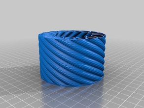 meu personalizados personalizável spirograph vaso gerador matemática arte 3d print model - Mito3D