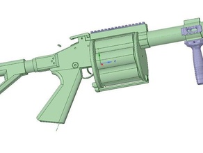 m32 mgl lanciagranate prop oggetti di scena militare 3d print model - Mito3D