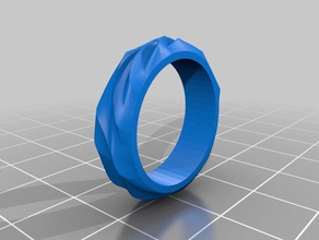 swirl ring Ringe 3d print model - Mito3D