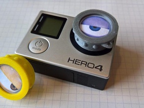 gopro esbirros de estilo protector lente la cámara tapa 3d print model - Mito3D