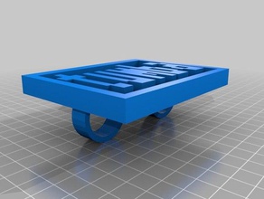 my customized word rings 3d print model - Mito3D