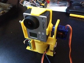 completa automatica panorama a 360 gradi la fotocamera 28byj-48 grado gopro servo 3d print model - Mito3D