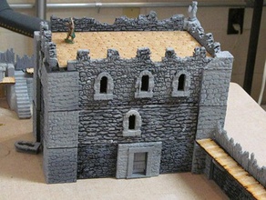 unendliche Schloss expansion 1buildings dungeons Strukturen 3d print model - Mito3D