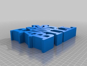 pam bill heykeller özelleştirilmiş 3d print model - Mito3D
