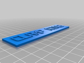anello di bloccaggio i segni loghi personalizzato 3d print model - Mito3D