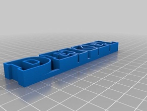 dekel esculturas personalizado 3d print model - Mito3D