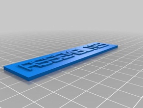 assemblee i segni loghi personalizzato 3d print model - Mito3D