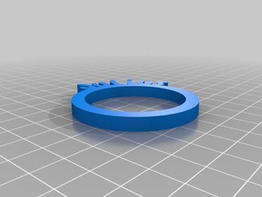 júlio anel de guardanapo a cozinha jantar personalizado 3d print model - Mito3D