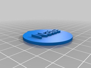nate keychainpendant de porte-clés personnalisé 3d print model - Mito3D