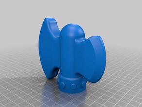 axehead-selado brinquedos jogos 3d print model - Mito3D