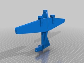 simplified mini junkers ju-52 fixed other makeprintable 3d print model - Mito3D
