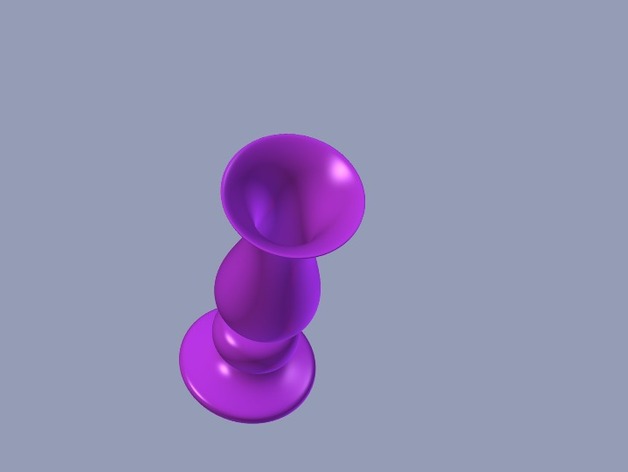 simples vaso decoração o de flor 3D print model - Mito3D